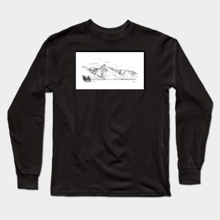 Walter Peak Sketch #2 Long Sleeve T-Shirt